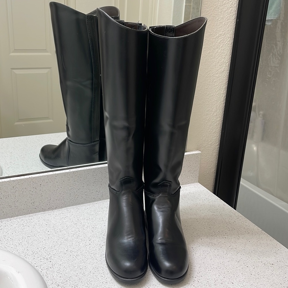 Devon Aire Telford Dressage English Riding Boots Size 7.5 Wide Calf